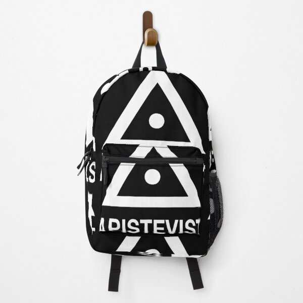 Item preview, Apistevist Atheist Rationalist Symbol White Text designed and sold by MathWare MathClips.