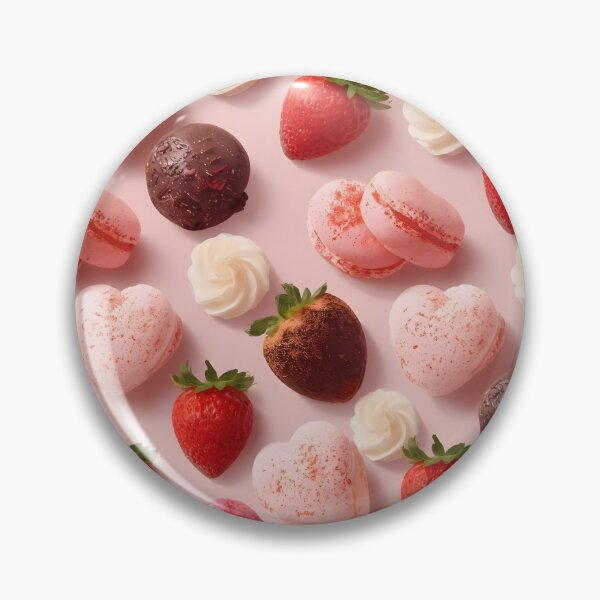 Item preview, Funda para iPhone con macarons, chocolate y fresas para San Valentín designed and sold by FestivityFinds.
