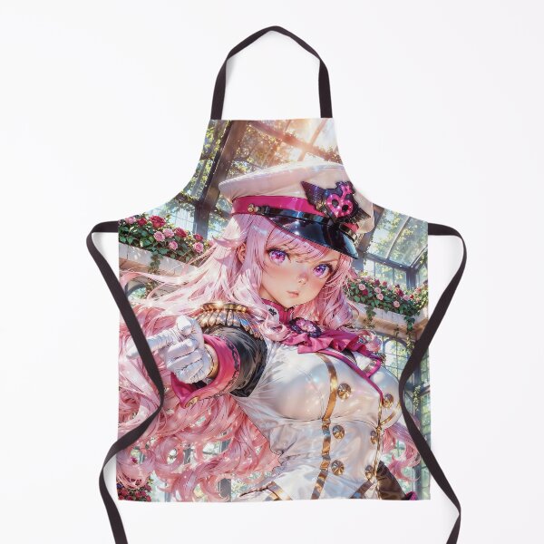 Item preview, Captain girl pink hair cute designed and sold by Tokyo Retro.