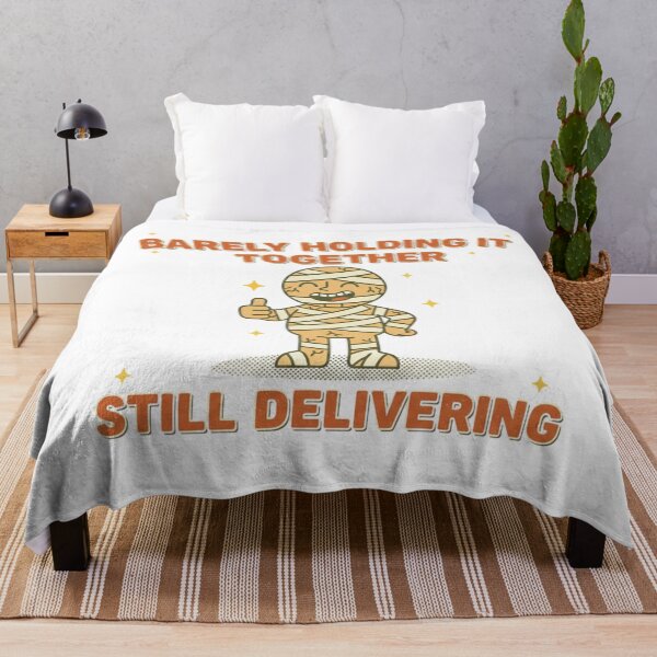 Item preview, Barely Holding It Together Still Delivering Retro Design designed and sold by DIRTYSKETCHH.