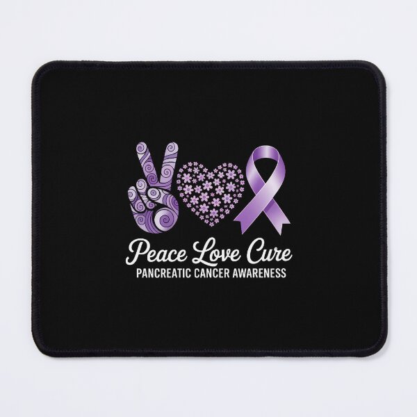 Item preview, Peace Love Cure Pancreatic Cancer Awareness designed and sold by EllenJast.