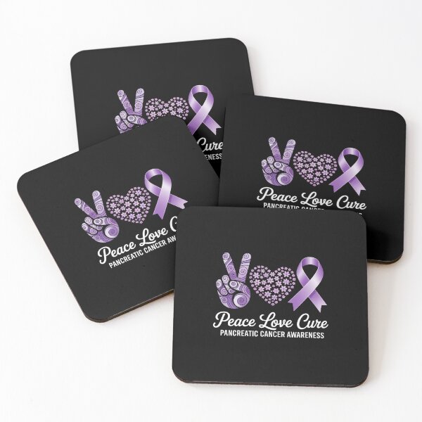 Item preview, Peace Love Cure Pancreatic Cancer Awareness designed and sold by EllenJast.