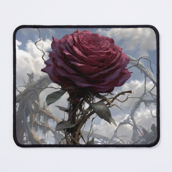 Item preview, Apocalyptic Rose Art - Dramatic Post-Apocalyptic Botanical with Stormy Sky designed and sold by Luminari Creations.