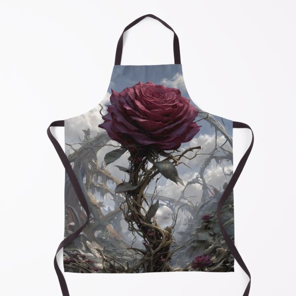Item preview, Apocalyptic Rose Art - Dramatic Post-Apocalyptic Botanical with Stormy Sky designed and sold by Luminari Creations.