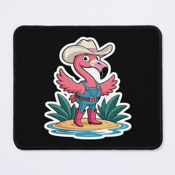 Item preview, Flamingo Cowgirl Women Girl Cute Flamingo Tropical Birds designed and sold by genkihikki.