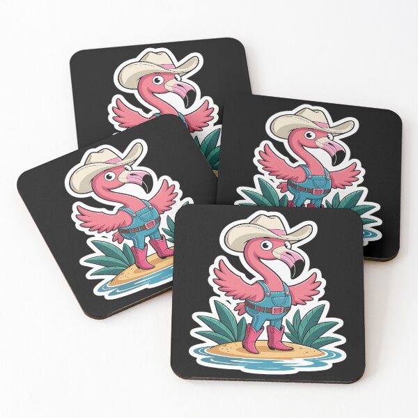 Item preview, Flamingo Cowgirl Women Girl Cute Flamingo Tropical Birds designed and sold by genkihikki.