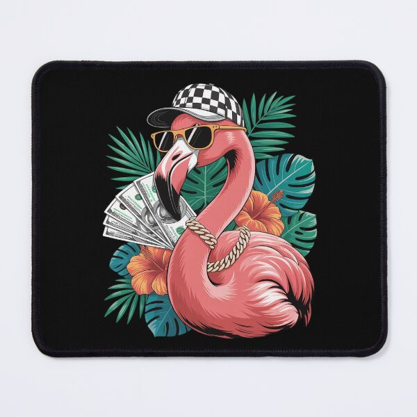 Item preview, Flamingo Gangsta Glasses Funny Summer Vibe Beach Lovers designed and sold by genkihikki.