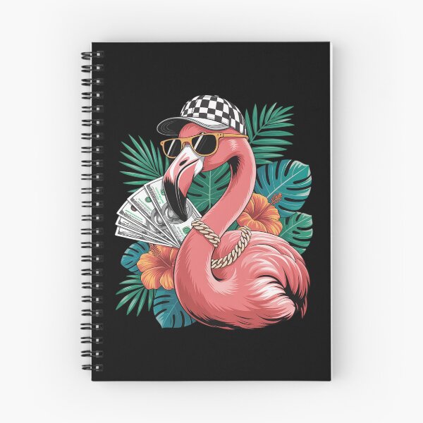 Item preview, Flamingo Gangsta Glasses Funny Summer Vibe Beach Lovers designed and sold by genkihikki.