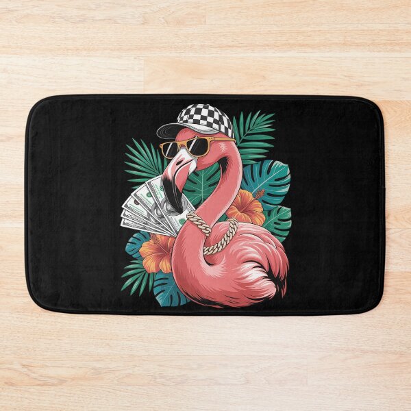 Item preview, Flamingo Gangsta Glasses Funny Summer Vibe Beach Lovers designed and sold by genkihikki.