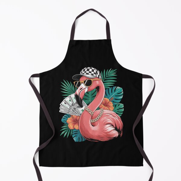 Item preview, Flamingo Gangsta Glasses Funny Summer Vibe Beach Lovers designed and sold by genkihikki.