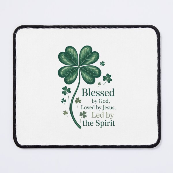 Item preview, Blessed by God Loved By Jesus St. Patrick's Day Christian designed and sold by EllenJast.