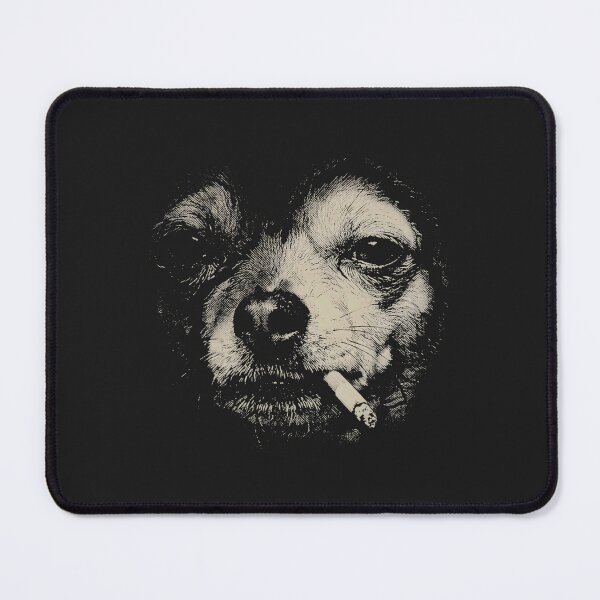 Item preview, Dog Smoking Cigarette Funny Chihuahua Meme designed and sold by ArleneRowe.