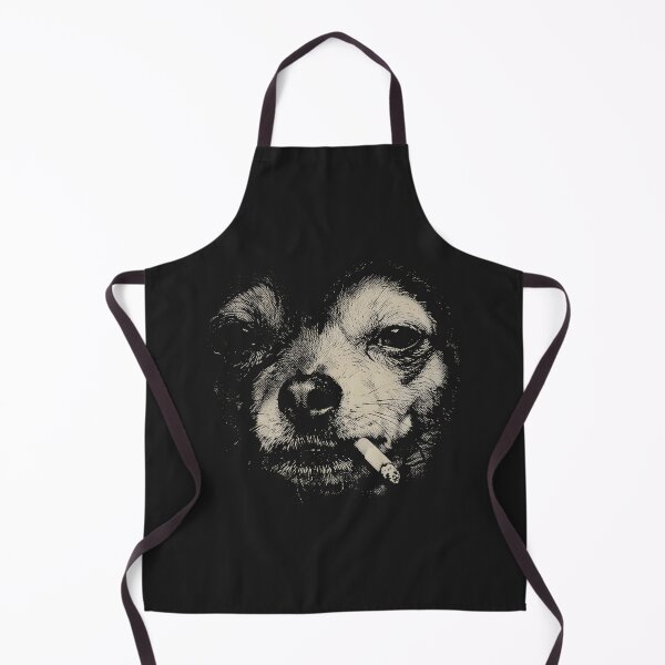 Item preview, Dog Smoking Cigarette Funny Chihuahua Meme designed and sold by ArleneRowe.