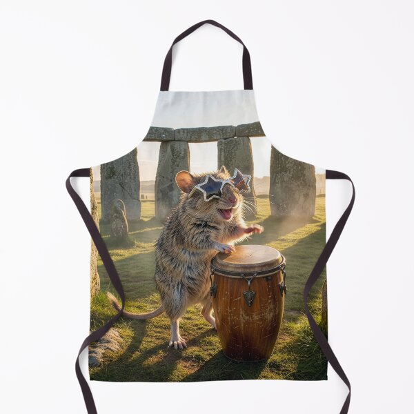 Item preview, Gigantic Jerboa bangs the Drum at Stonehenge designed and sold by Tridentulus.