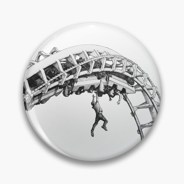 Item preview, Man Falling from Roller Coaster Inversion designed and sold by Naux | Design & Illustration.