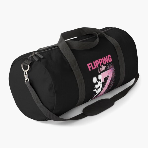 Item preview, Flipping Into 7 Cheerleader 7th Birthday Girl Cheerleading designed and sold by genkihikki.
