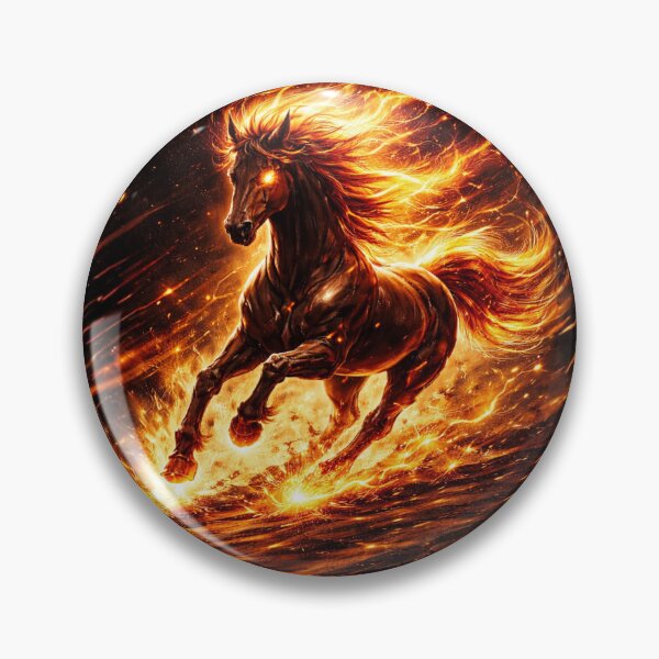 Artikelvorschau, Inferno Fire Horse – Lodernder Flammengeist entworfen und verkauft von Sksticker991.