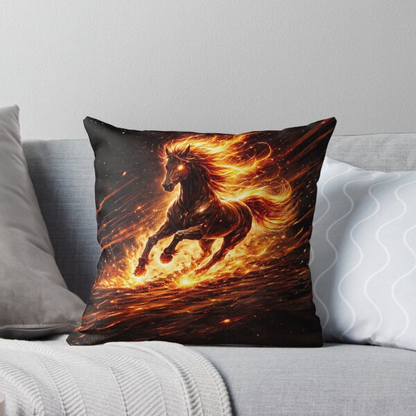 Item preview, Inferno Fire Horse – Blazing Flame Spirit designed and sold by Sksticker991.