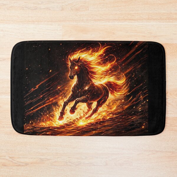 Item preview, Inferno Fire Horse – Blazing Flame Spirit designed and sold by Sksticker991.
