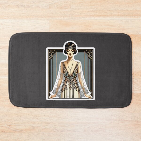 Item preview, Art Deco Flapper Pinup Roaring Twenties Glamour Print designed and sold by PinUpPizzazz.