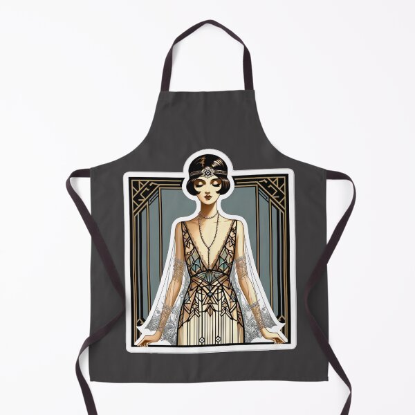 Item preview, Art Deco Flapper Pinup Roaring Twenties Glamour Print designed and sold by PinUpPizzazz.