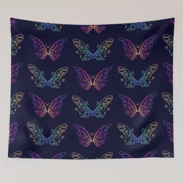 Item preview, Rainbow butterflies designed and sold by ThiccAndSik.