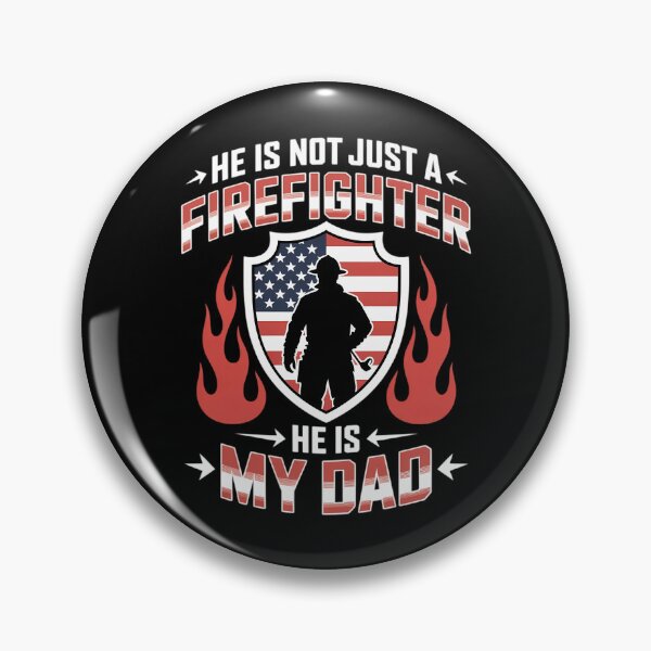 Item preview, My Dad Is A Firefighter Hero Proud Fire Son Daughter designed and sold by IdunayaStore.