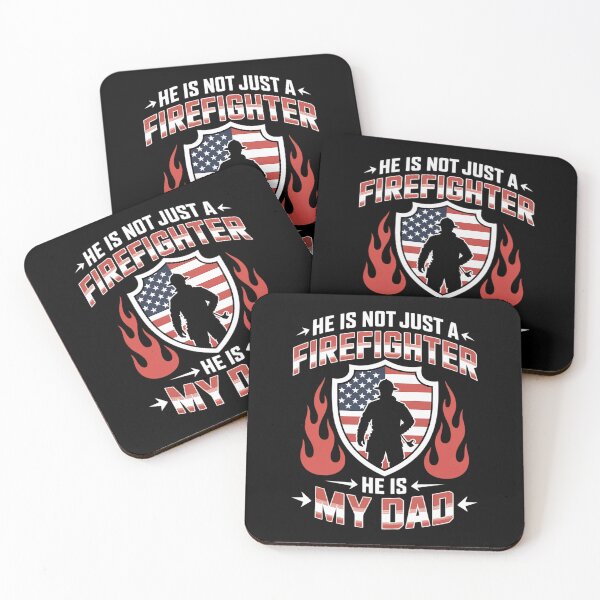 Item preview, My Dad Is A Firefighter Hero Proud Fire Son Daughter designed and sold by IdunayaStore.