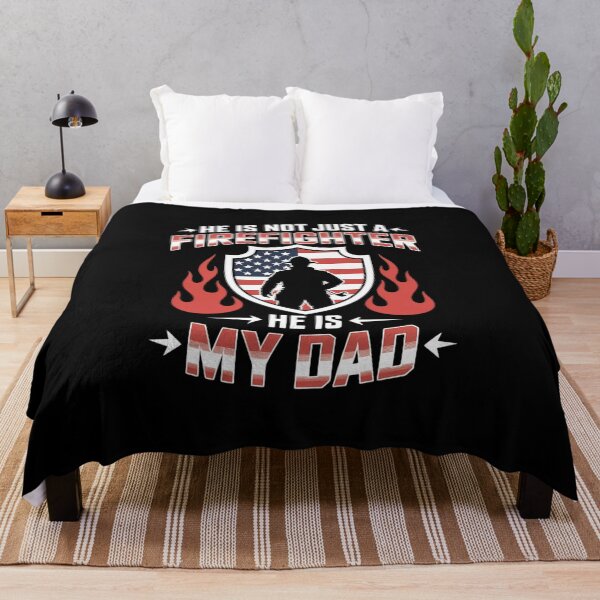 Item preview, My Dad Is A Firefighter Hero Proud Fire Son Daughter designed and sold by IdunayaStore.