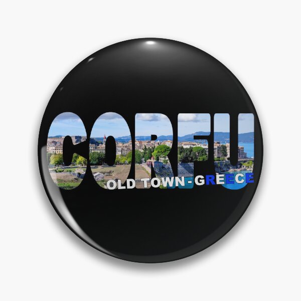 Item preview, CORFU Old Town Greece - Perfect Day Cruise Greek Island Paradise designed and sold by Adam Gormley.