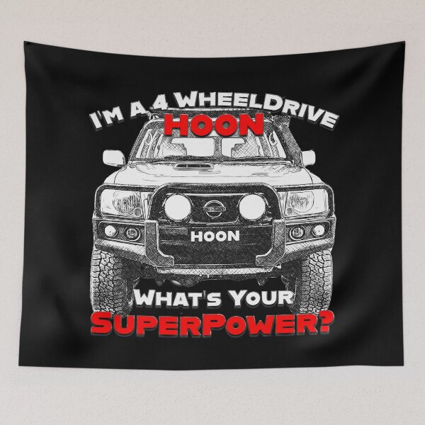 Item preview, I’m a 4 Wheel Drive Hoon Toyota LandCruiser Funny Aussie Car Art designed and sold by Michael van der Hoorn.