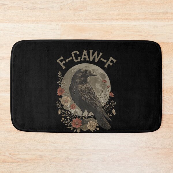 Item preview, Gráfico divertido del pájaro cuervo F Caw F que dice F-Caw-F Cuervo designed and sold by Juansustait.