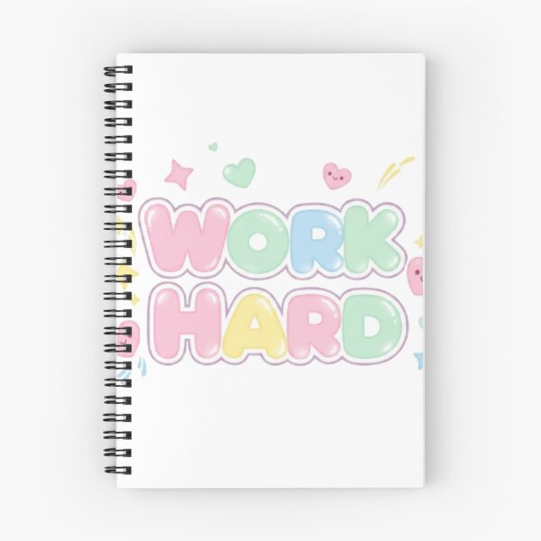 Item preview, Work Hard Motivational Cute Design designed and sold by Saurabh86.