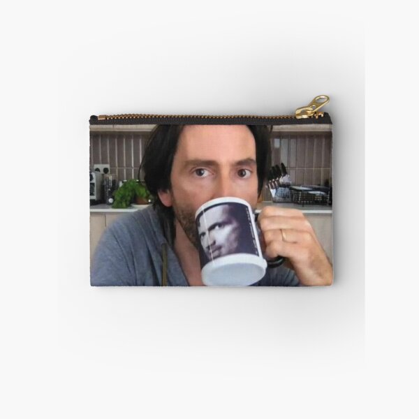 Item preview, David Tennant mug holding a David Tennant Staged mug designed and sold by houlocomx.