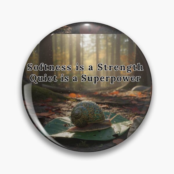Item preview, Softness is a Strength - Quiet is a Superpower designed and sold by PureMuse.