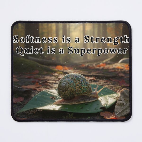 Item preview, Softness is a Strength - Quiet is a Superpower designed and sold by PureMuse.