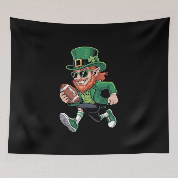 Item preview, Leprechaun Playing Football St Patricks Day Sport designed and sold by IdunayaStore.