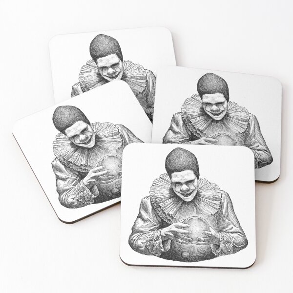 Item preview, Clown Holding Crystal Ball designed and sold by Naux | Design & Illustration.