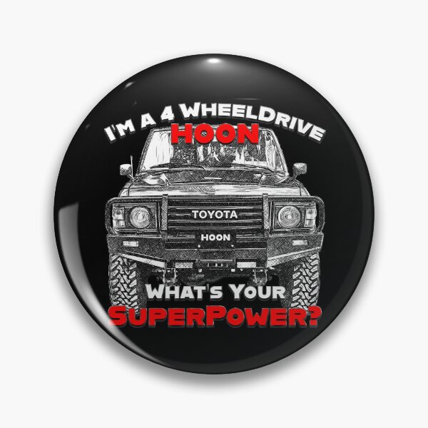 Item preview, I’m a 4 Wheel Drive Hoon – Funny Toyota LandCruiser Aussie Car Art designed and sold by Michael van der Hoorn.