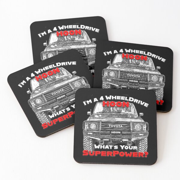 Item preview, I’m a 4 Wheel Drive Hoon – Funny Toyota LandCruiser Aussie Car Art designed and sold by Michael van der Hoorn.