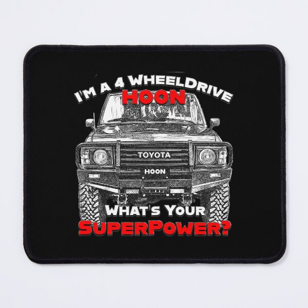 Item preview, I’m a 4 Wheel Drive Hoon – Funny Toyota LandCruiser Aussie Car Art designed and sold by Michael van der Hoorn.