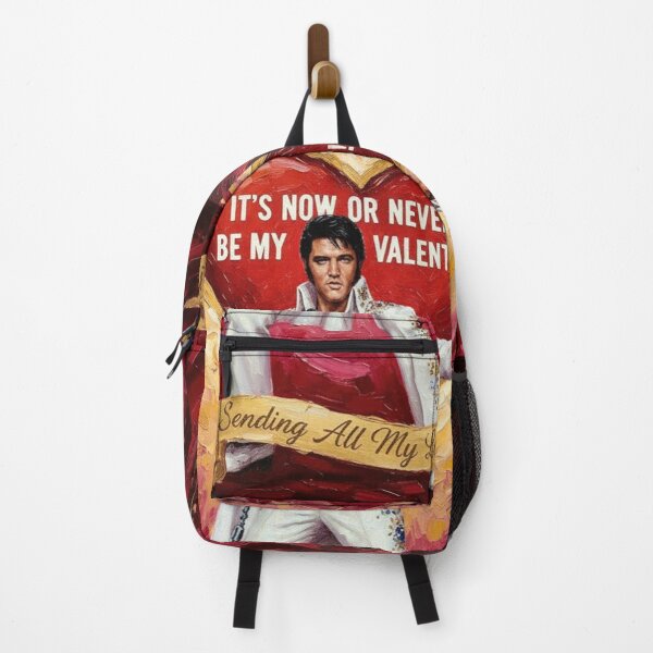 Item preview, Elvis Presley Valentine Art – "It's Now Or Never" Sending All My Love Oil Painting designed and sold by Art's Diner.