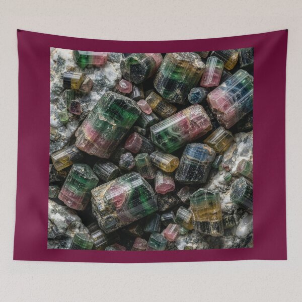 Item preview, Multicolored Tourmaline Crystals  designed and sold by Tridentulus.