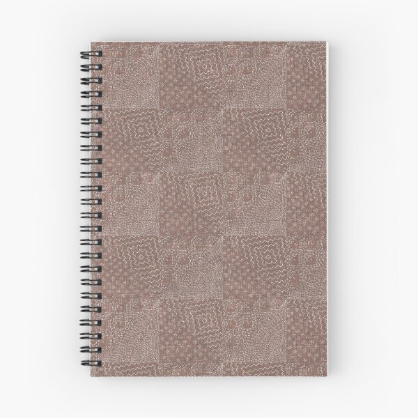 Item preview, Mocha Mousse Sashiko Stitch Japanese Visible Mended Fabric Print  designed and sold by LoveAlways-AEP.