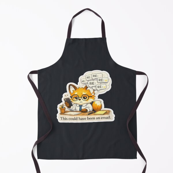 Item preview, Funny Work Email Meme Cute Fox designed and sold by Still Breathing Studio.