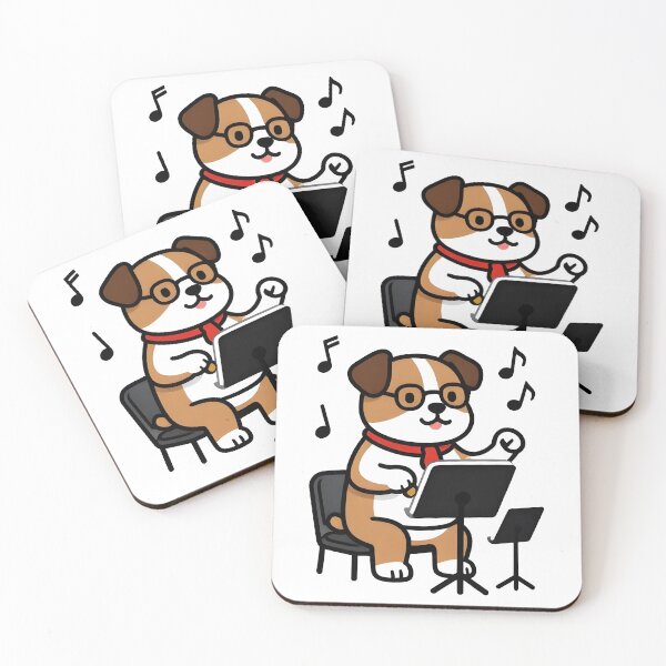 Item preview, school subject music A cool dog music teacher conducting an orchestra designed and sold by Uglyandcute.