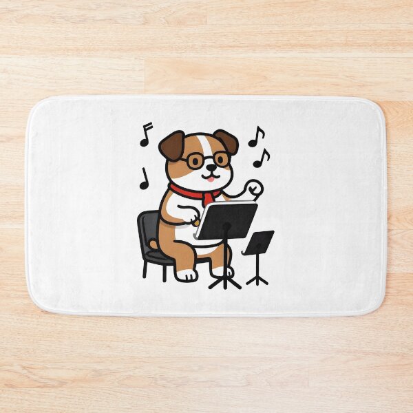 Item preview, school subject music A cool dog music teacher conducting an orchestra designed and sold by Uglyandcute.