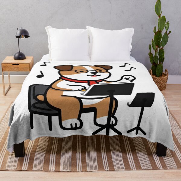 Item preview, school subject music A cool dog music teacher conducting an orchestra designed and sold by Uglyandcute.