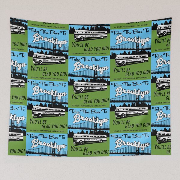 Item preview, Brooklyn By Bus  designed and sold by Normbot2000.