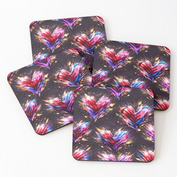 Item preview, Funda para iPhone con diseño de corazón vibrante y explosivo para San Valentín designed and sold by FestivityFinds.